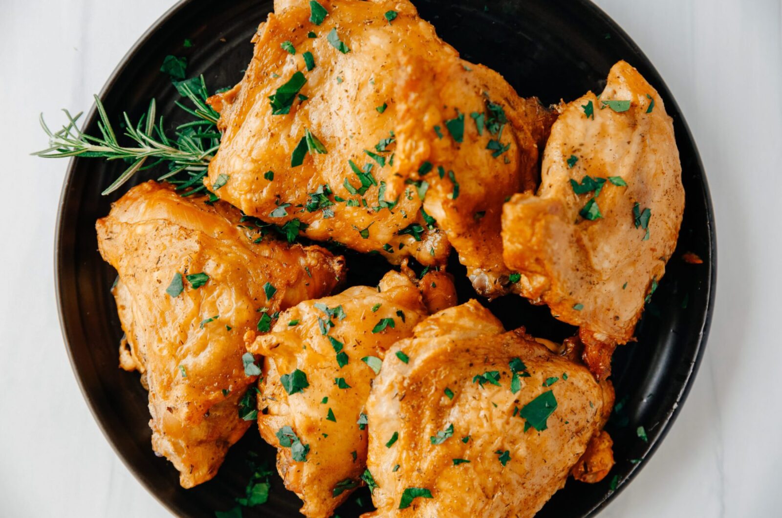 DRY BRINED SHEET PAN CHICKEN THIGHS