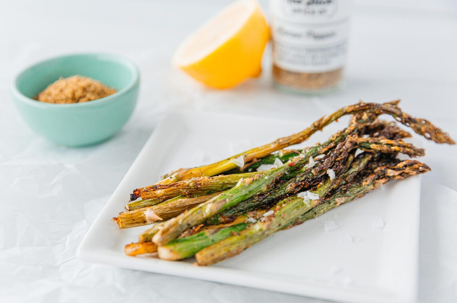 Lemon Pepper Air Fryer Asparagus