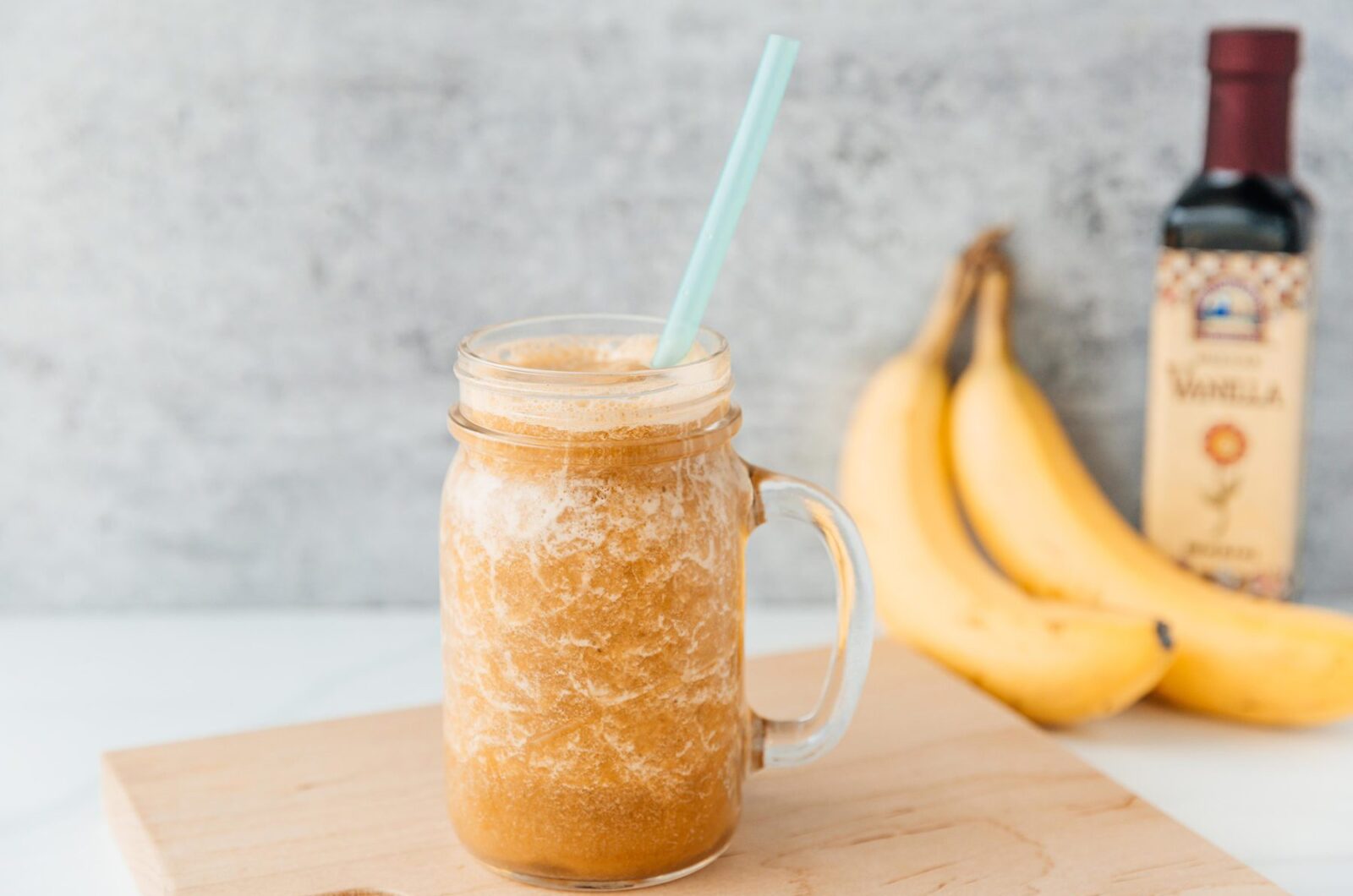 Black tea & banana smoothie