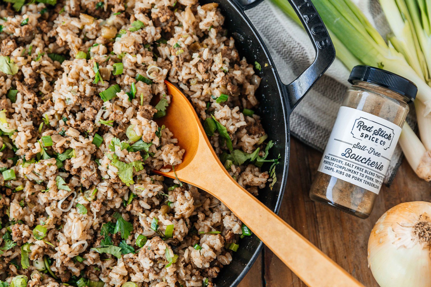 WEEKNIGHT DIRTY RICE Recipe | Red Stick Spice