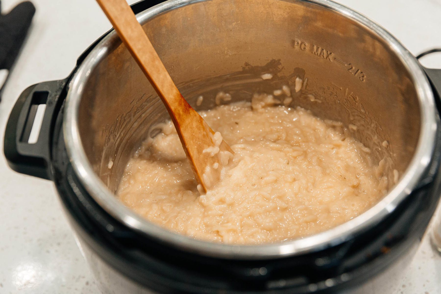 Instant Pot Balsamic Mushroom Risotto Recipe Red Stick Spice