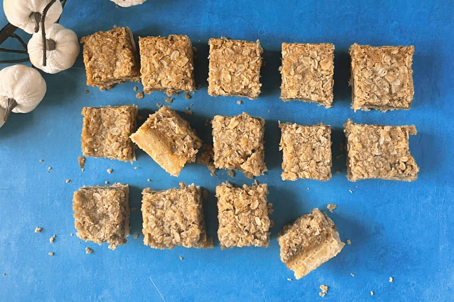 Pumpkin Pie Crumb Bars with Salted Shortbread Crust