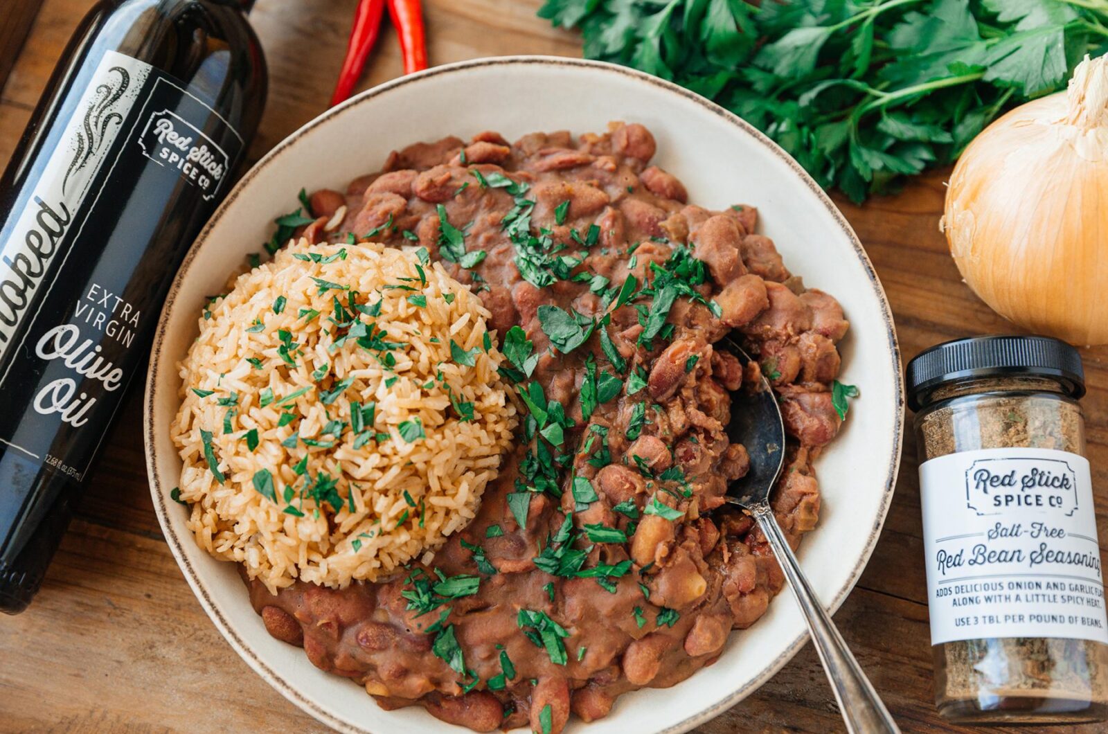 Smoky Instant Pot Red Beans & Rice