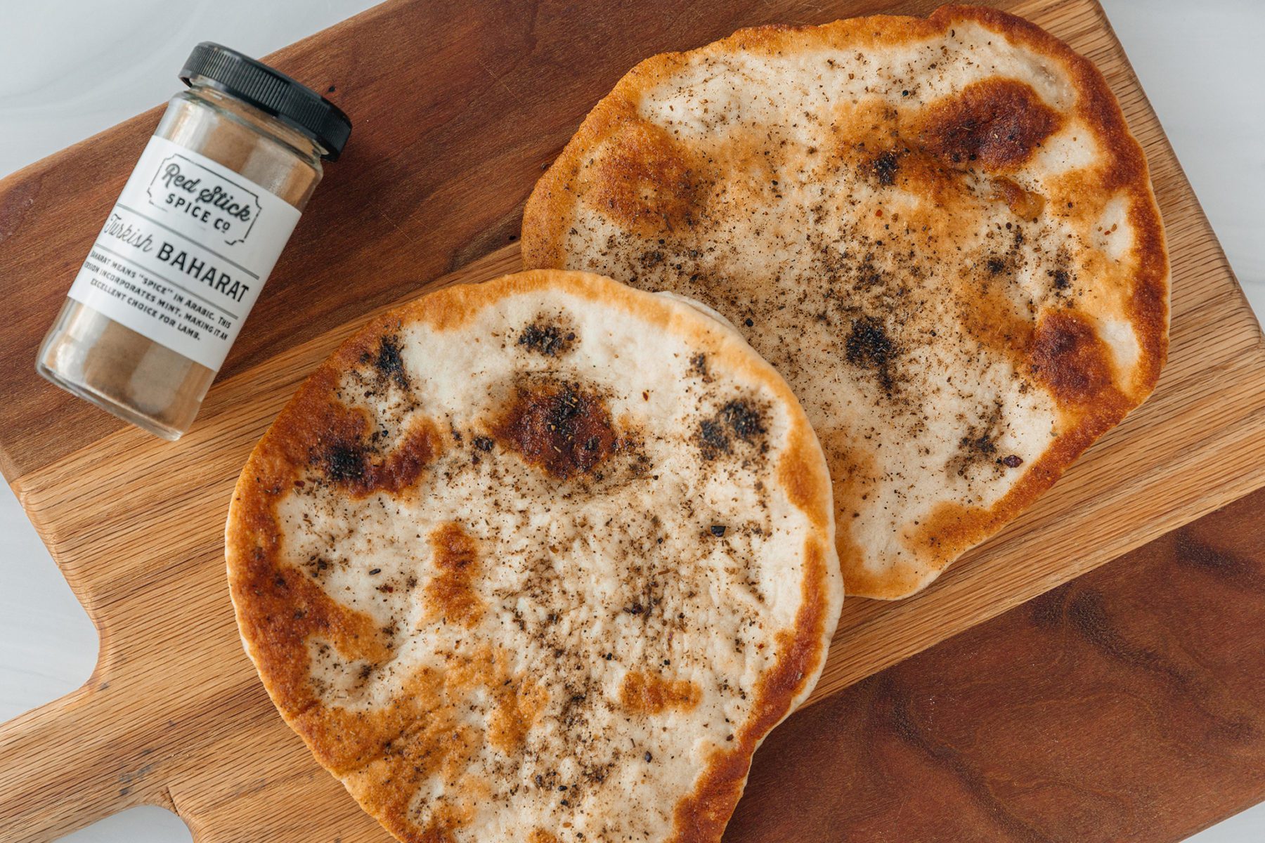 Naan with turkish baharat Recipe | Red Stick Spice