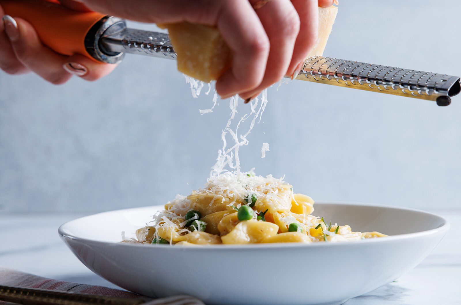 TORTELLINI ALLA PANNA WITH SPRING PEAS