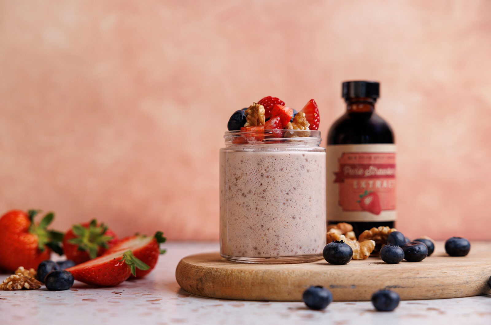 STRAWBERRY CHIA PUDDING