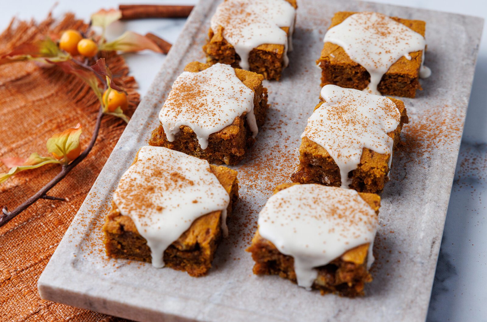 PUMPKIN TOFFEE SNACK CAKE