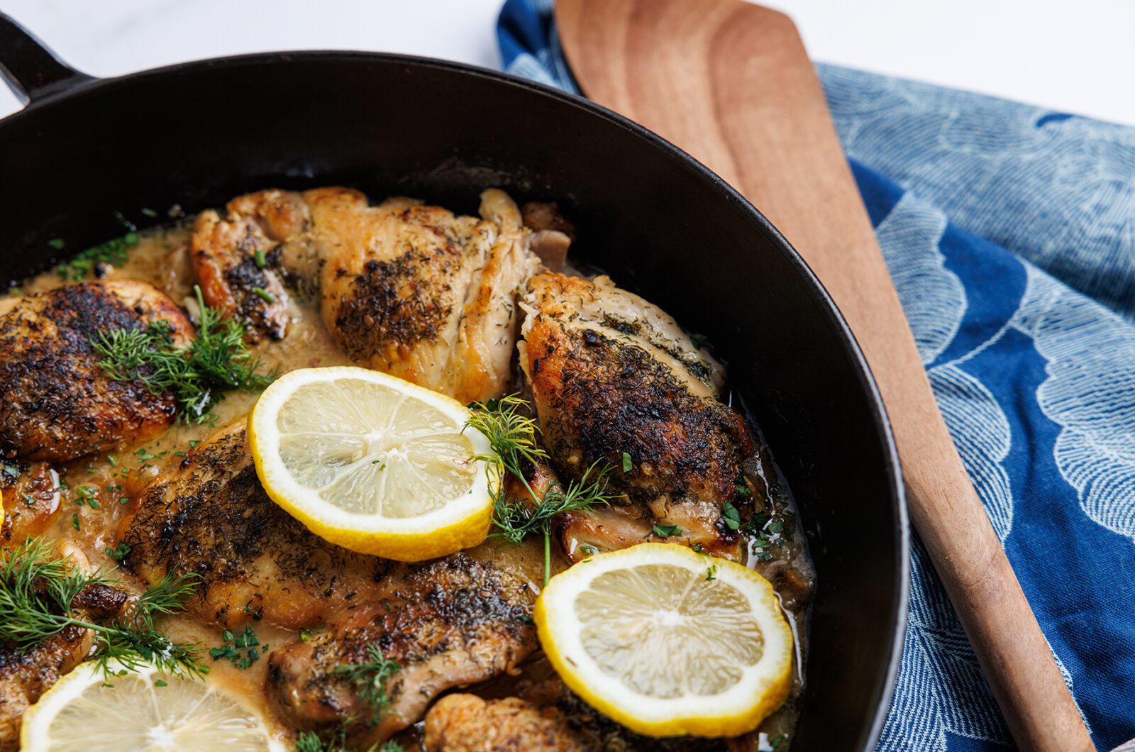 LEMON DILL CHICKEN SKILLET